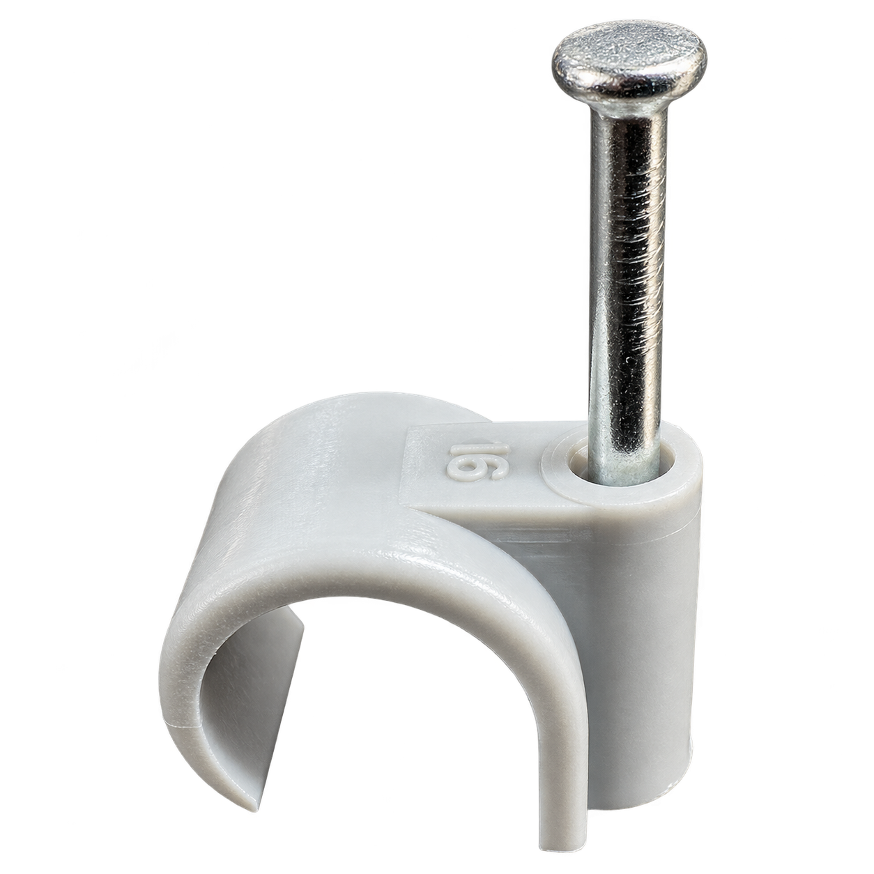 Elektrawebshop Spijkerclip grijs 16/19mm 100 stuks - 233201