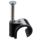 Spijkerclip zwart 16/19mm 100 stuks - 233202
