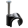Spijkerclip zwart 16/19mm 10 stuks - 233202-10