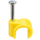 Spijkerclip creme 16/19mm 10 stuks - 233203-10