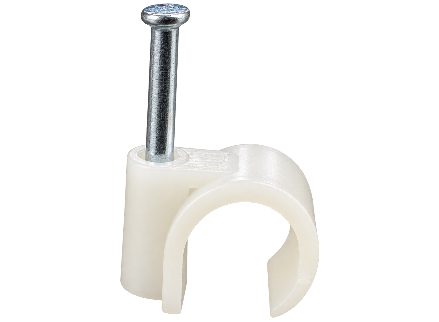 Elektrawebshop Spijkerclip transparant 16/19mm 10 stuks - 233204-10