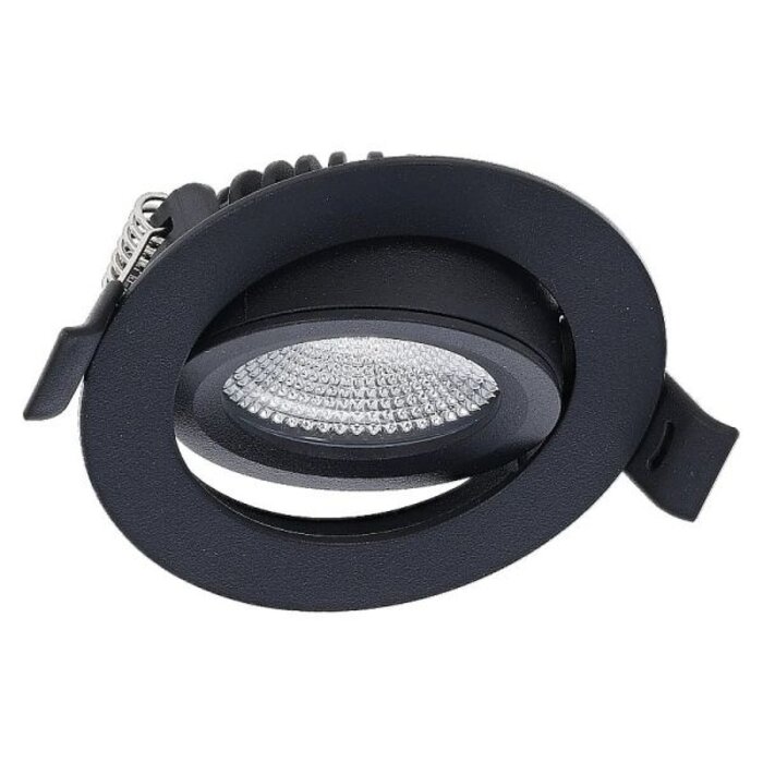 OEM LED Inbouwspot | Varda | slim-fit | 4W/6W | dim | IP65  | Zwart | CCT-SWITCH - 813932