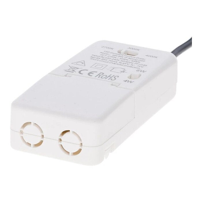 OEM LED Inbouwspot | Varda | slim-fit | 4W/6W | dim | IP65  | Zwart | CCT-SWITCH - 813932