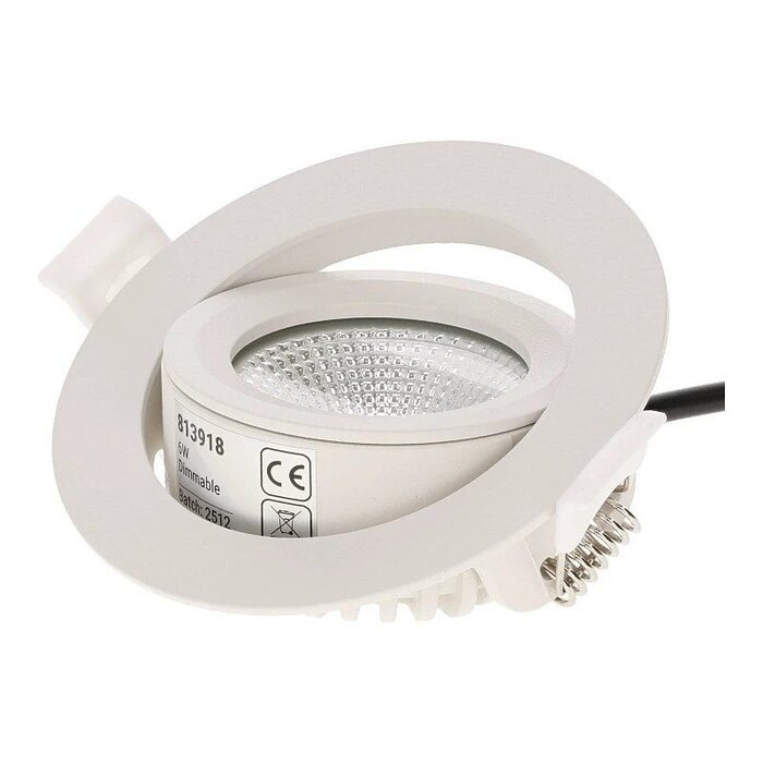 OEM LED Inbouwspot | Varda | slim-fit | 4W/6W | dim | IP65  | Wit | CCT-SWITCH - 813918