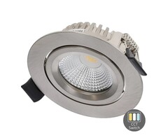 OEM LED Inbouwspot | Varda | slim-fit | 4W/6W | dim | IP65  | Zilver | CCT-SWITCH - 813925