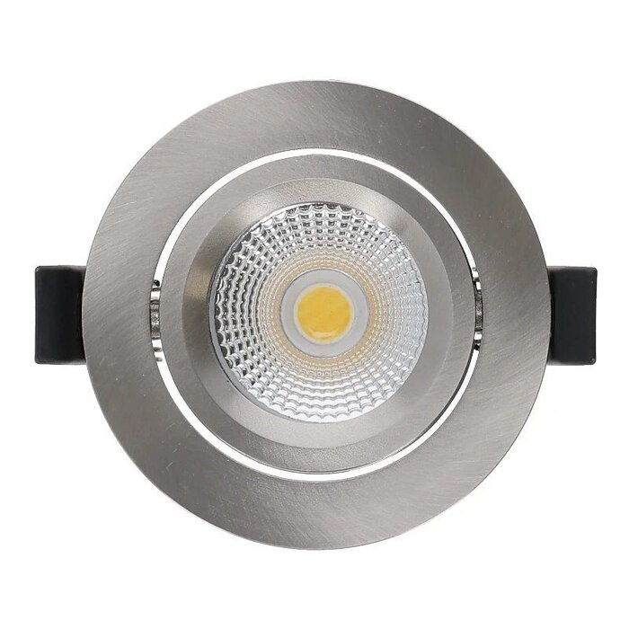 OEM LED Inbouwspot | Varda | slim-fit | 4W/6W | dim | IP65  | Zilver | CCT-SWITCH - 813925