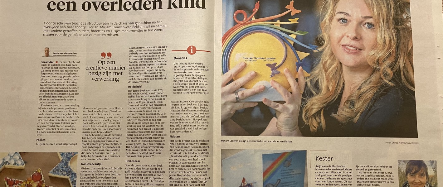 St. Nooit Voorbij in de krant
