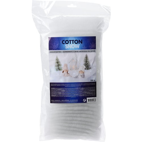 Cotton snow zigzag - 100 grams