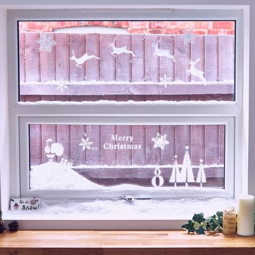 Create your own winter snow scene