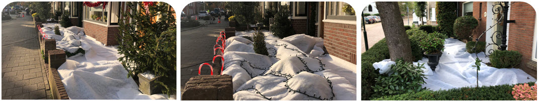 draperen van sneeuwdeken