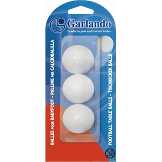 Tafelvoetbal balletjes | Garlando balletjes Wit | 3 stuks