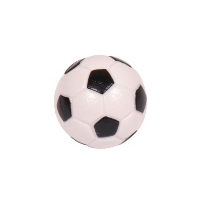 Voetbaltafelballetje Zwart / Wit - 10 stuks