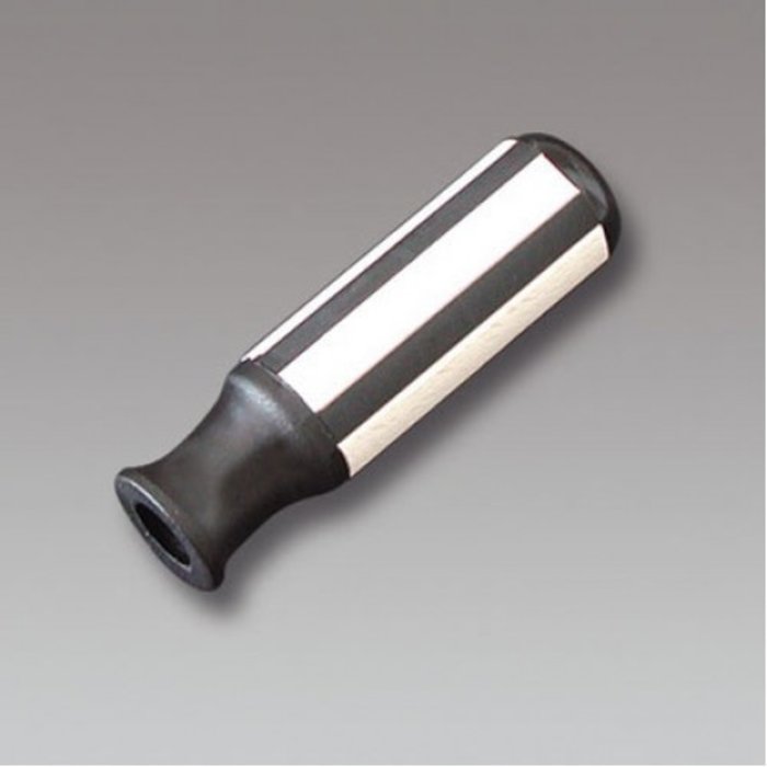 Plastic handvat met hout voor 16 mm stangen