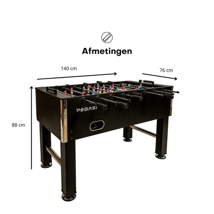 Pegasi Voetbaltafel Pegasi | Elite Black