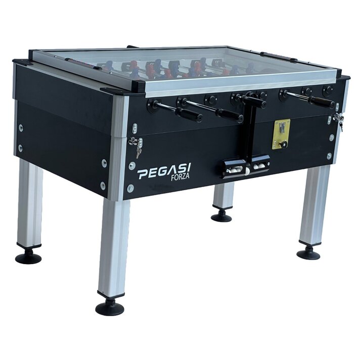 Pegasi Voetbaltafel Pegasi | Forza Premium | Glasplaat | Muntinworp