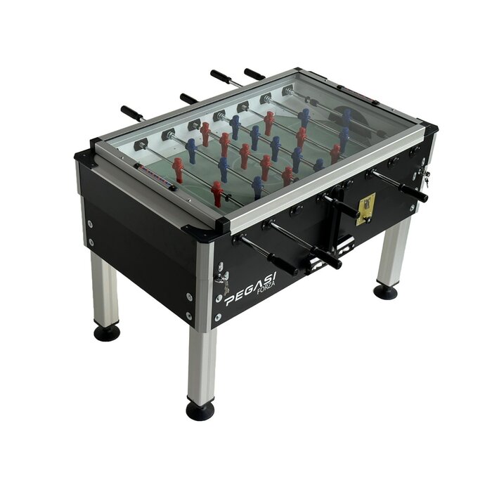 Pegasi Voetbaltafel Pegasi | Forza Premium | Glasplaat | Muntinworp