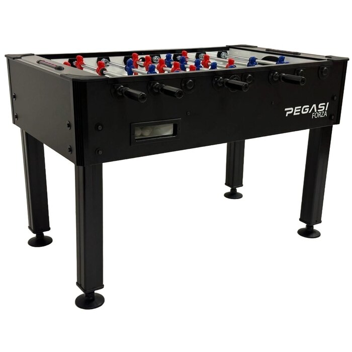 Pegasi Voetbaltafel Pegasi | Forza Black | Glasplaat