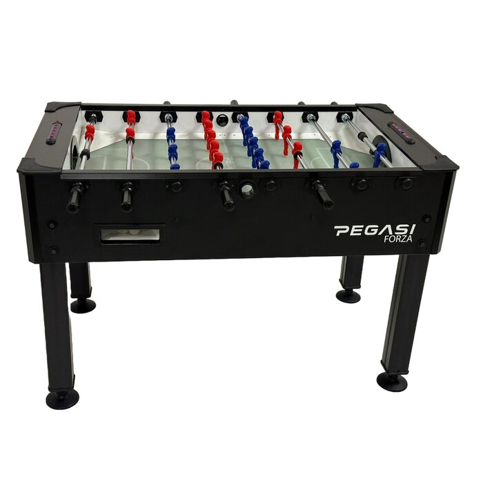 Pegasi Voetbaltafel Pegasi | Forza Black | Glasplaat