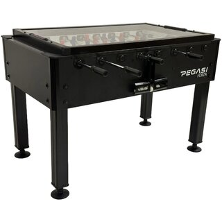 Pegasi Voetbaltafel Pegasi | Forza Pro Black | Glasplaat