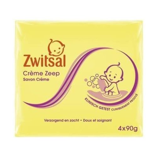 Zwitsal Zwitsal Crème Zeep - 2 x 90 g - Baby Zwitsal Zwitsal Crème Zeep - 2 x 90 g - Baby
