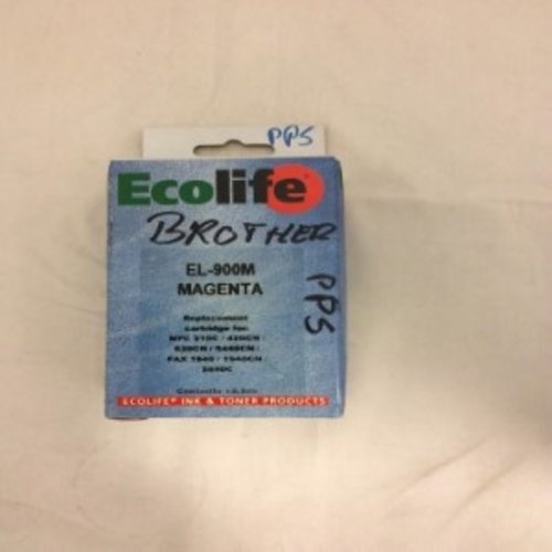 Ecolife Brother EL-900M Magenta -Replacement cartridge for- MFC210C-420CN-620CN-5440CN