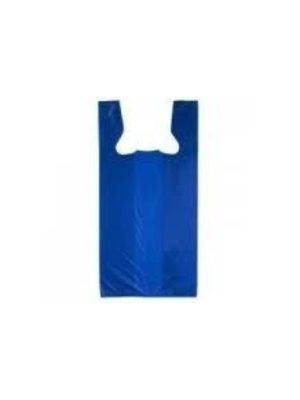 Tip Tas, HDPE, Hemd, 28x14x48cm, hemdtas, Blauw,Exstra sterk 11my,2000st