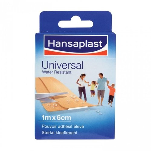 Hansaplast Hansaplast Pleisters - Universal 1m x 6cm Hansaplast Hansaplast Pleisters - Universal 1m x 6cm