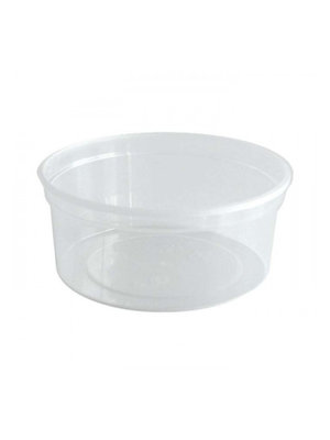 Cup, PP,MW Rond, 350cc, Ø 115mm, 50mm, transparant , 500st (hupack)