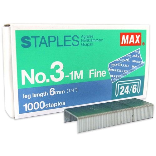 Staples Gucheng Nietjes No.3-1M  1000st 6mm