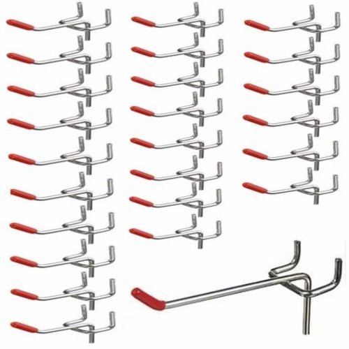 Hawk Hawk 8pc Haak, Gaatjesbordhaak, Metaal, zilver 1006-8 6 st (Midde) Hawk Hawk 8pc Haak, Gaatjesbordhaak, Metaal, zilver 1006-8 6 st (Midde)
