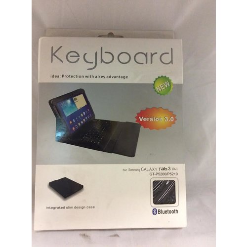 Keyboard Version 3.0 Voor Samsung Galaxy Tab 3 10.1 Black -1DS-591