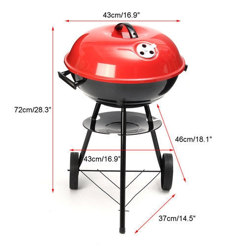 Eda Eda BBQ BARBECUE KOGEL 43CM Eda Eda BBQ BARBECUE KOGEL 43CM