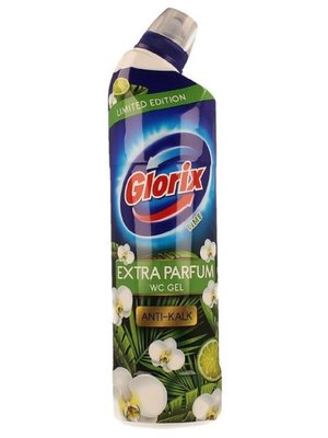 Glorix Glorix Bleekmiddel WC Gel Lime Anti-Kalk Limited Edition 750 ml.