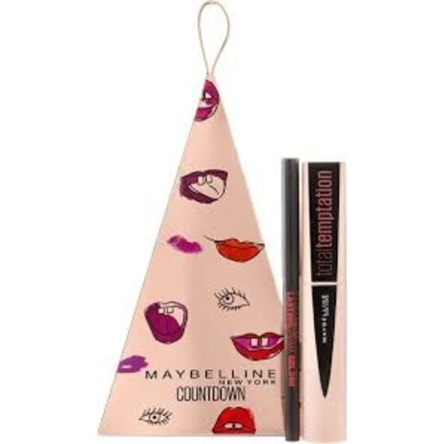 Maybelline Maybelline Total Temptation Mascara en Lasting Drama Gel Liner Giftset - Make-up Geschenkset