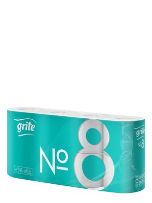 Grite  No:8 rollen Toiletpapier  cellulose  2-laags wc papier 146 vel