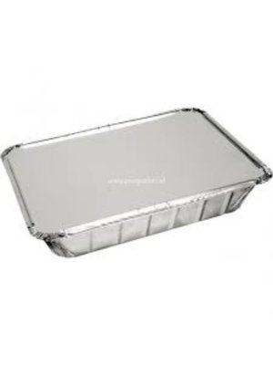 Onbekend Aluminiumbak Midi (Kapsalon) 800cc 58 x28 x38 cm Deksel  100st