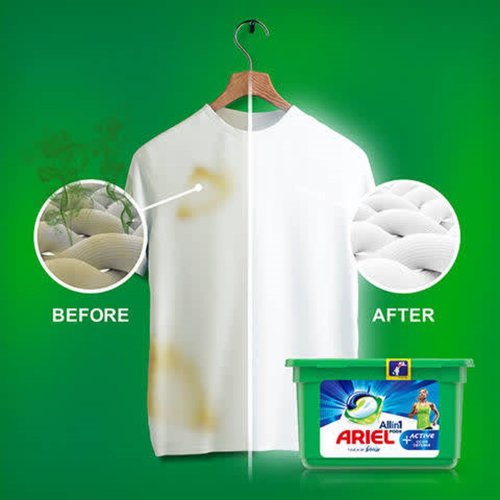 Ariel Wasmiddel Pods 3 in 1 Touch of Febreze Active Odor Defence (14x27,1gr) 379 gr 14 sc Ariel Wasmiddel Pods 3 in 1 Touch of Febreze Active Odor Defence (14x27,1gr) 379 gr 14 sc