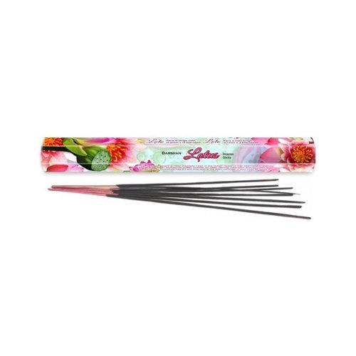 Darshan Darshan Wierook Lotus Hexa Geurkaarsjes (6 pakjes/120 stokjes) Darshan Darshan Wierook Lotus Hexa Geurkaarsjes (6 pakjes/120 stokjes)