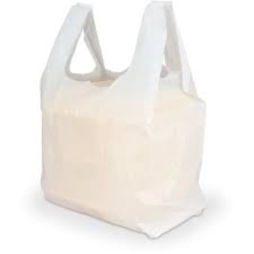 Onbekend Tas, HDPE, Hemd, 30+20x60cm, hemdtas, wit 17 mc 1000st