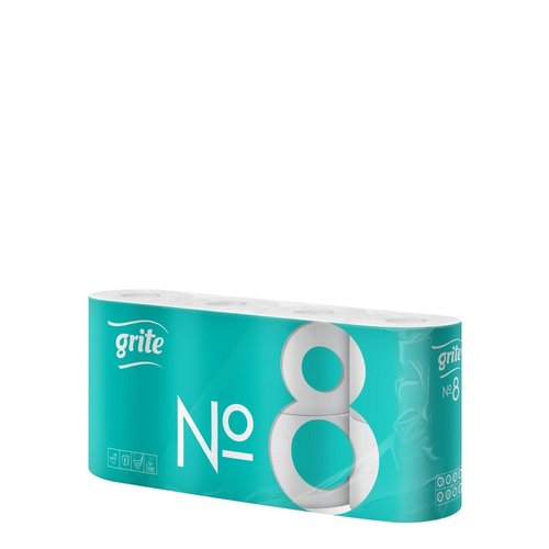 Grite  No:8 rollen Toiletpapier  cellulose  2-laags wc papier 146 vel