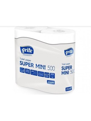 Grite Super Mini 500 Toiletpapier 4 rollen 2 laag Cellulose