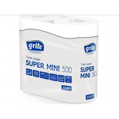 Grite Super Mini 500 Toiletpapier 4 rollen 2 laag Cellulose