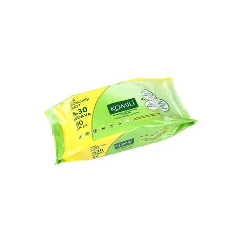 Komili Komili Wet Wipes Babydoekjes Normal 90 vellen Billendoekjes