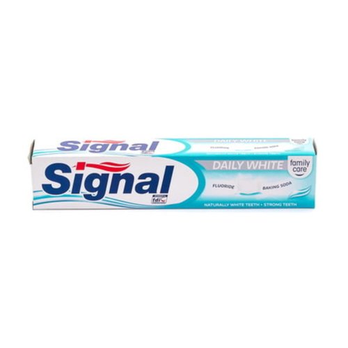 Signal Signal tandpasta 75ml family care daily white geëtiketteerd Signal Signal tandpasta 75ml family care daily white geëtiketteerd