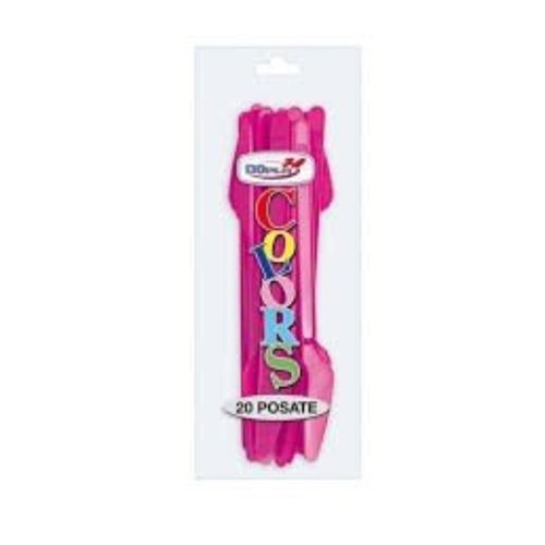 Dopla Plastic Mes - Roze 20st