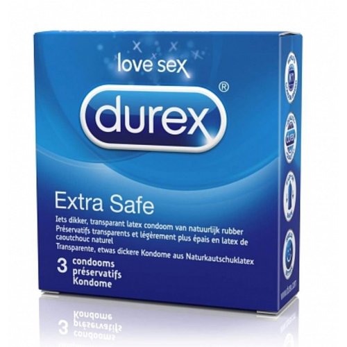 Durex Durex Condooms - Extra Safe 3 stuks Durex Durex Condooms - Extra Safe 3 stuks