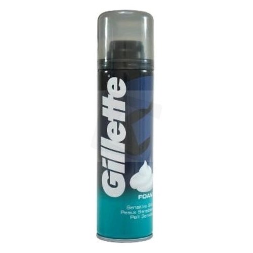 Gillette Gillette scheerschuim Sensitive 200 ml Gillette Gillette scheerschuim Sensitive 200 ml
