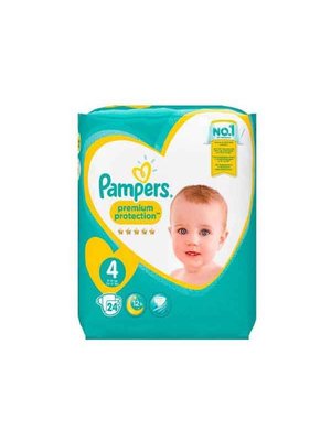 Pampers Pampers Premium Protection - Maat 4 (9-14 kg) -24 stuks luiers