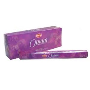 Darshan Hem Wierook  Luchtverfrisser Opium Hexa  Geurkaarsjes 20st