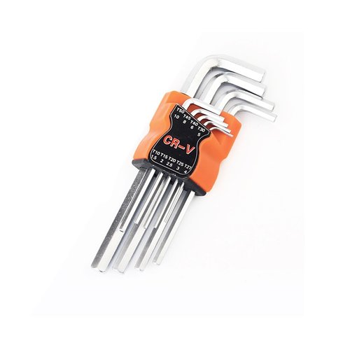 QTools Durable Wrench 9st Hex Key Set